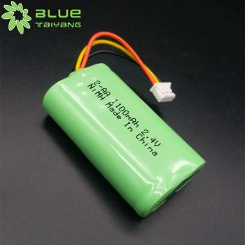 定制镍氢电池组 NiMH 2-AA 1100mah 2.4v 遥控车可充电镍氢电池组